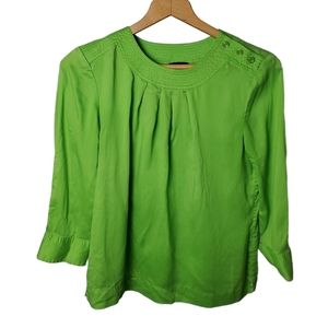 Talbots Green Top Size 4